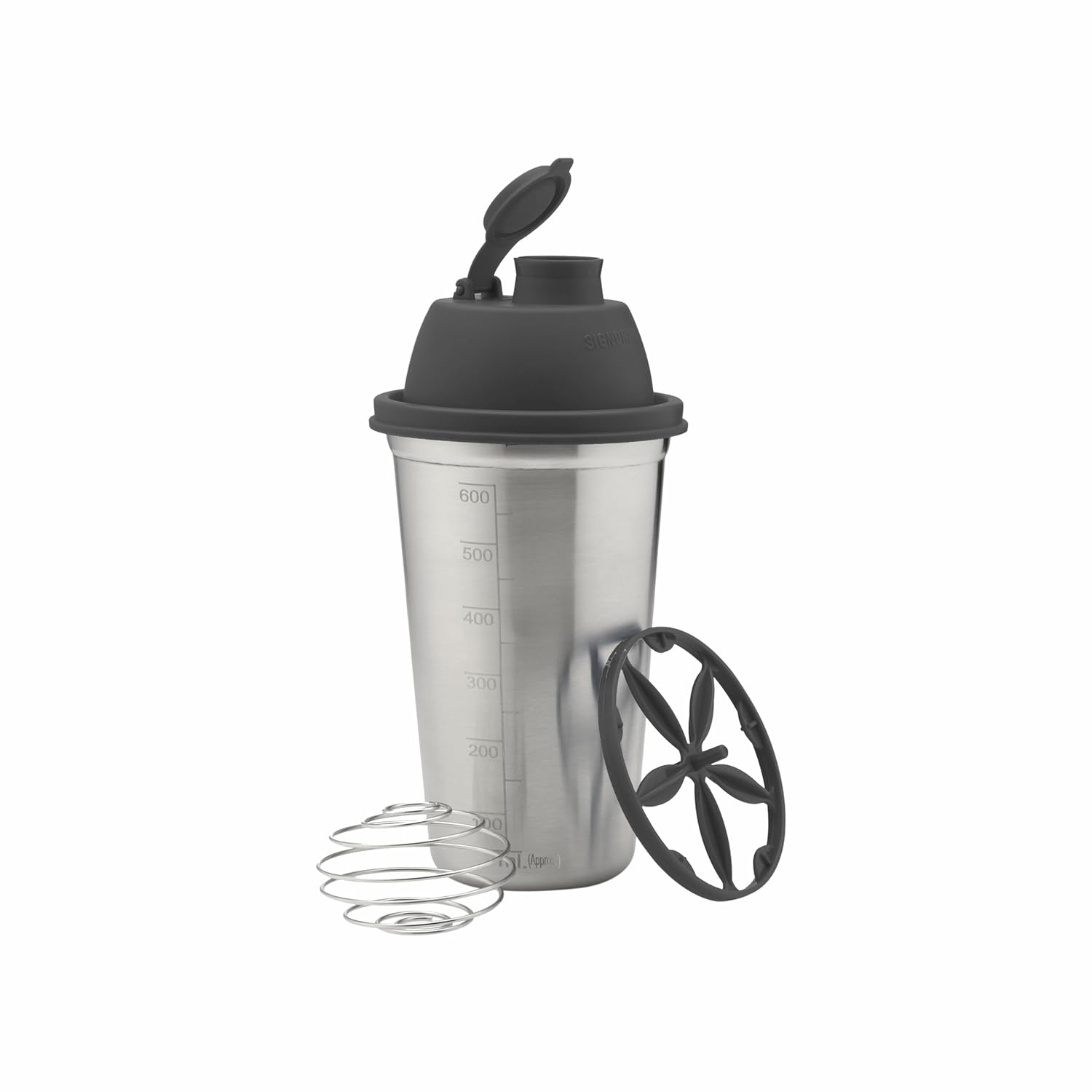 Protein shaker bottle for gym workouts